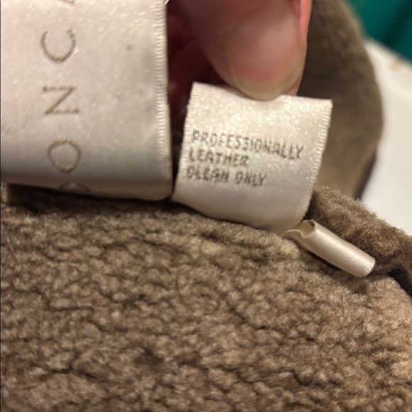 Doncaster leather sheep skin lined coat - Picture 9 of 9